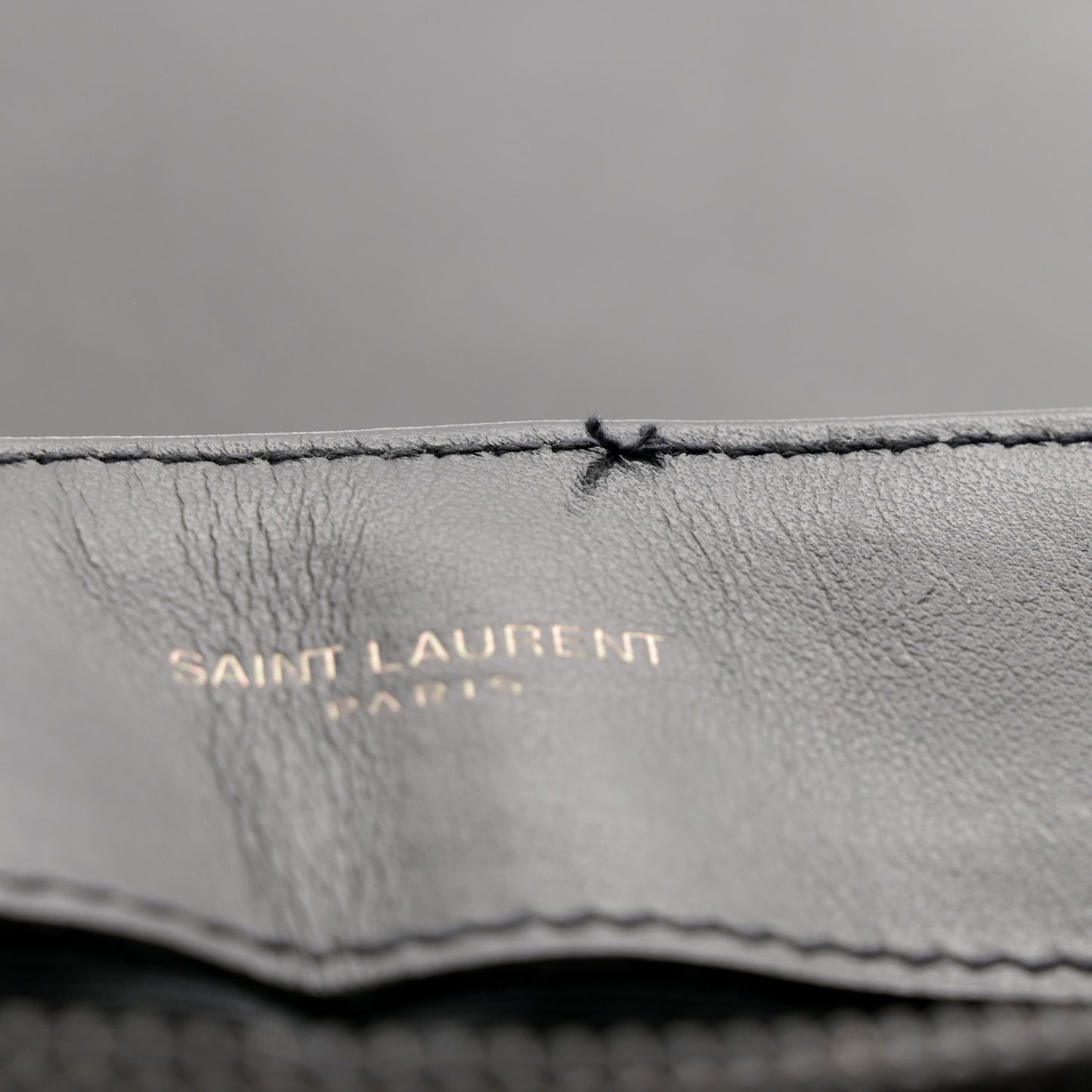 Calfskin Y Quilted Monogram Monochrome Medium Loulou Chain Satchel Black