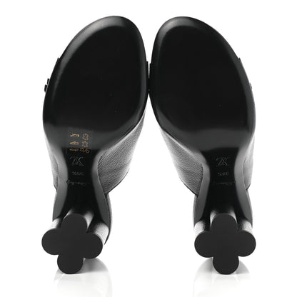 Louis Vuitton Calfskin Indiana Mule 39.5 Black 5 of 11