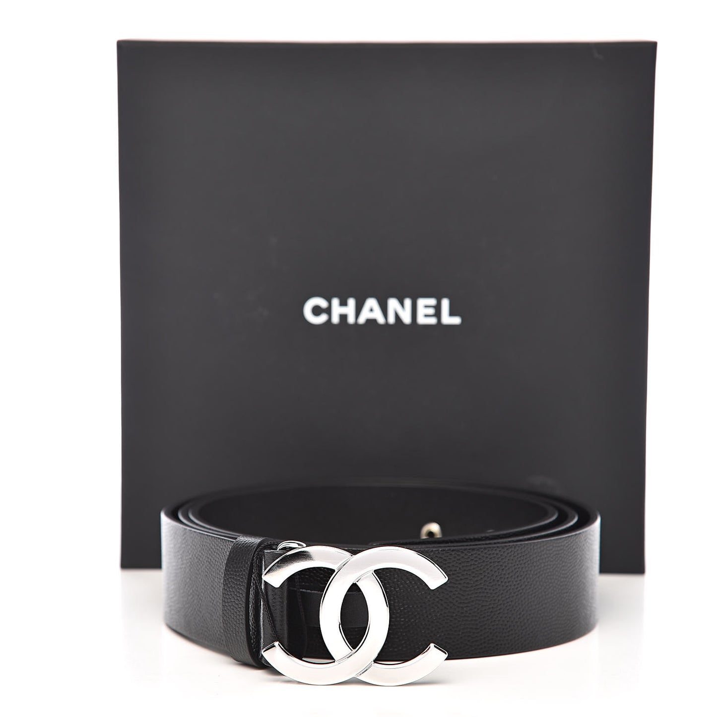 Caviar CC Logo Belt 110 Black