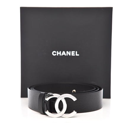 Chanel Caviar CC Logo Belt 110 Black 9 of 9