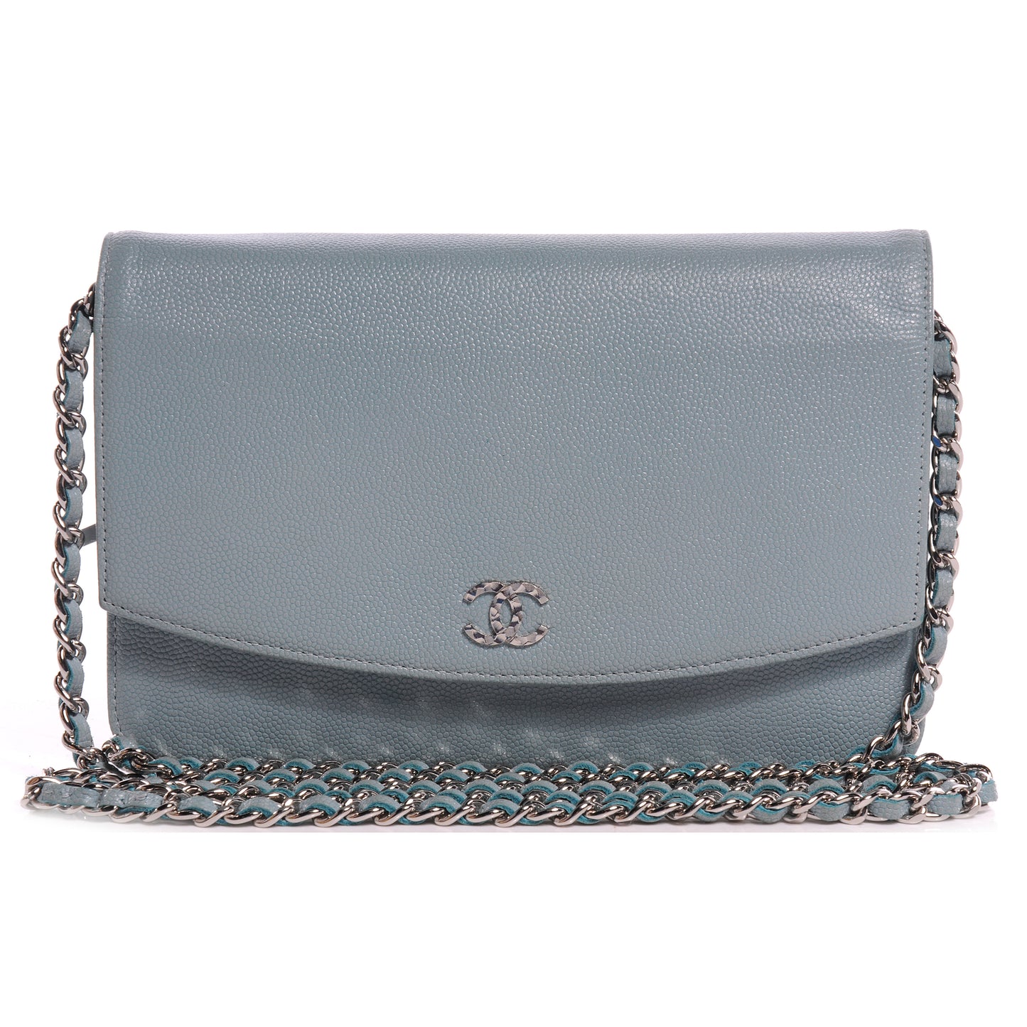 Caviar Sevruga Wallet on Chain WOC Light Blue
