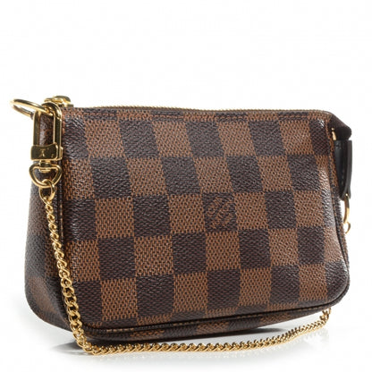 Louis Vuitton Damier Ebene Mini Pochette Accessories 3 of 8