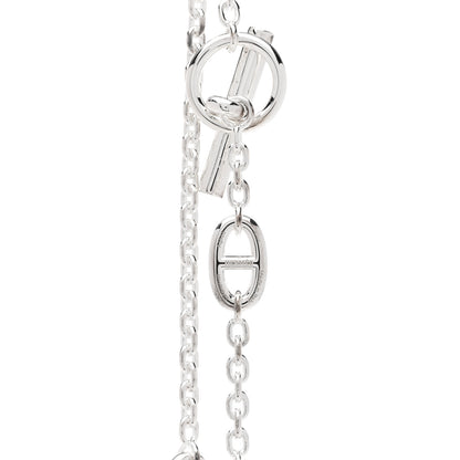 Hermes Sterling Silver Farandole Necklace 160 3 of 4