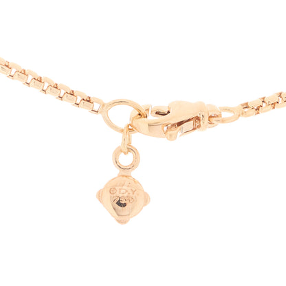 David Yurman 18K Rose Gold 1.7mm Box Chain Necklace 18" 4 of 5