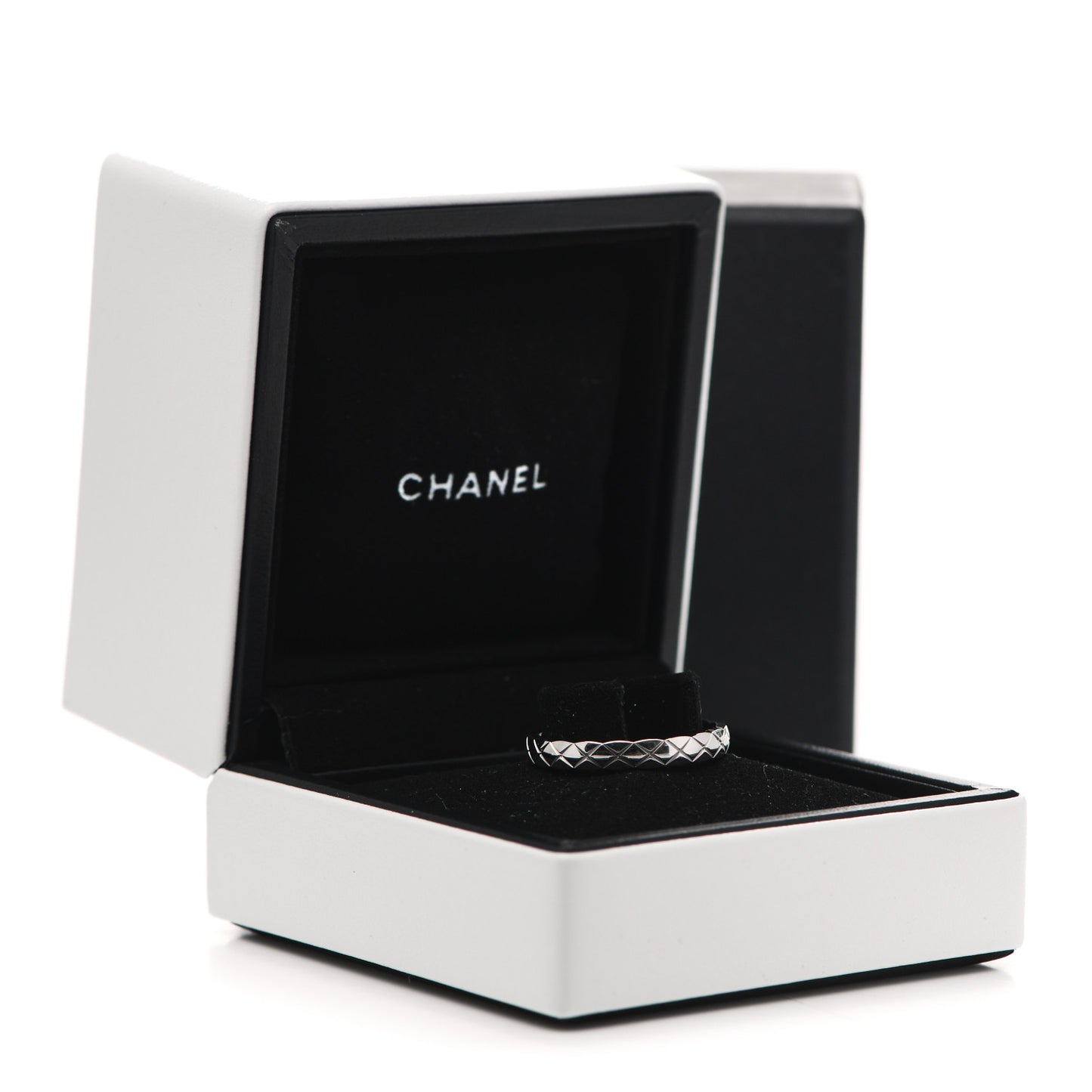 18K White Gold Mini Coco Crush Ring 59 8.75