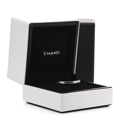 Chanel 18K White Gold Mini Coco Crush Ring 59 8.75 6 of 6