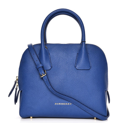 Burberry London Grainy Calfskin Small Greenwood Bowling Bag Brilliant Blue 1 of 9