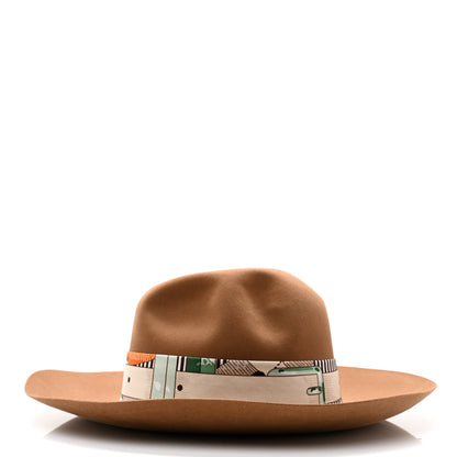 Hermes Rabbit Felt Brides de Gala Francoise Hat 58 Etoupe 4 of 10