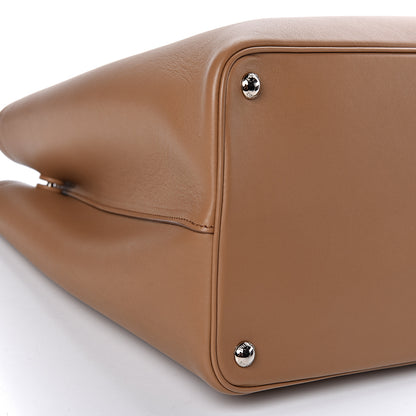 Prada City Calfskin Large Double Bag Caramel Fuoco 11 of 14