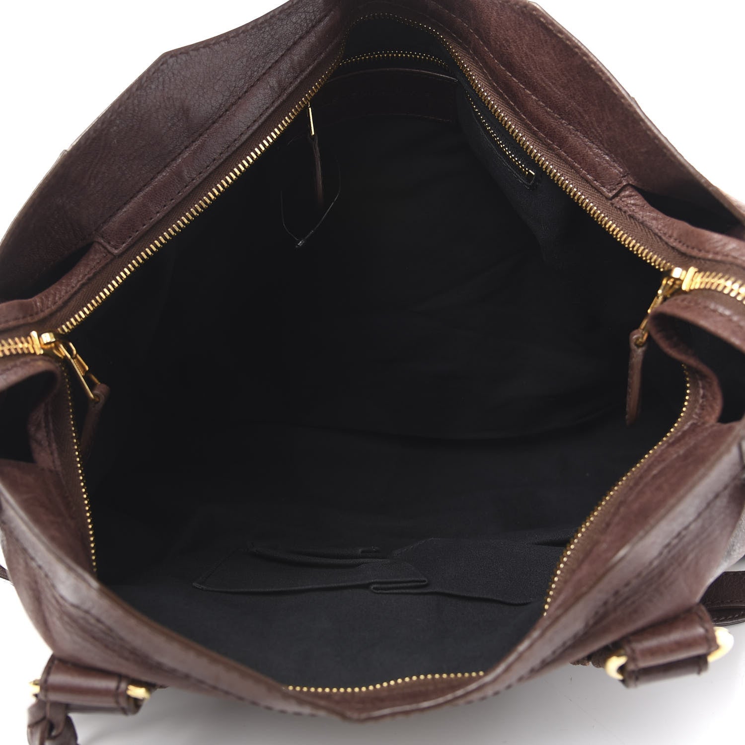 Balenciaga Agneau Giant 12 Gold Hardware City Cigare Fonce 6 of 14