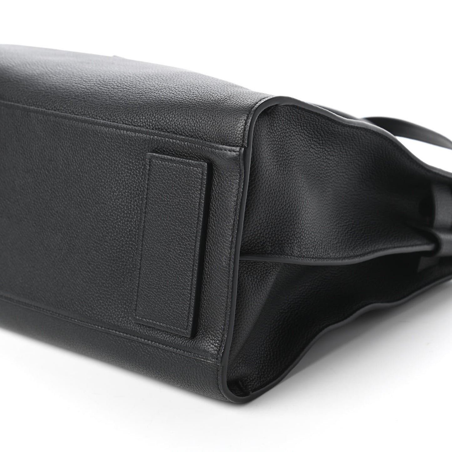 Grained Calfskin Medium Souple Sac De Jour Duffle Black