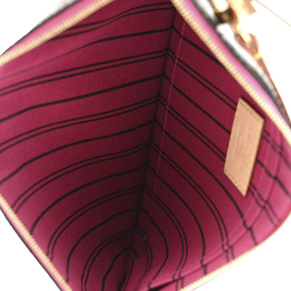 Louis Vuitton Monogram Neverfull MM GM Pochette Pivoine 5 of 9