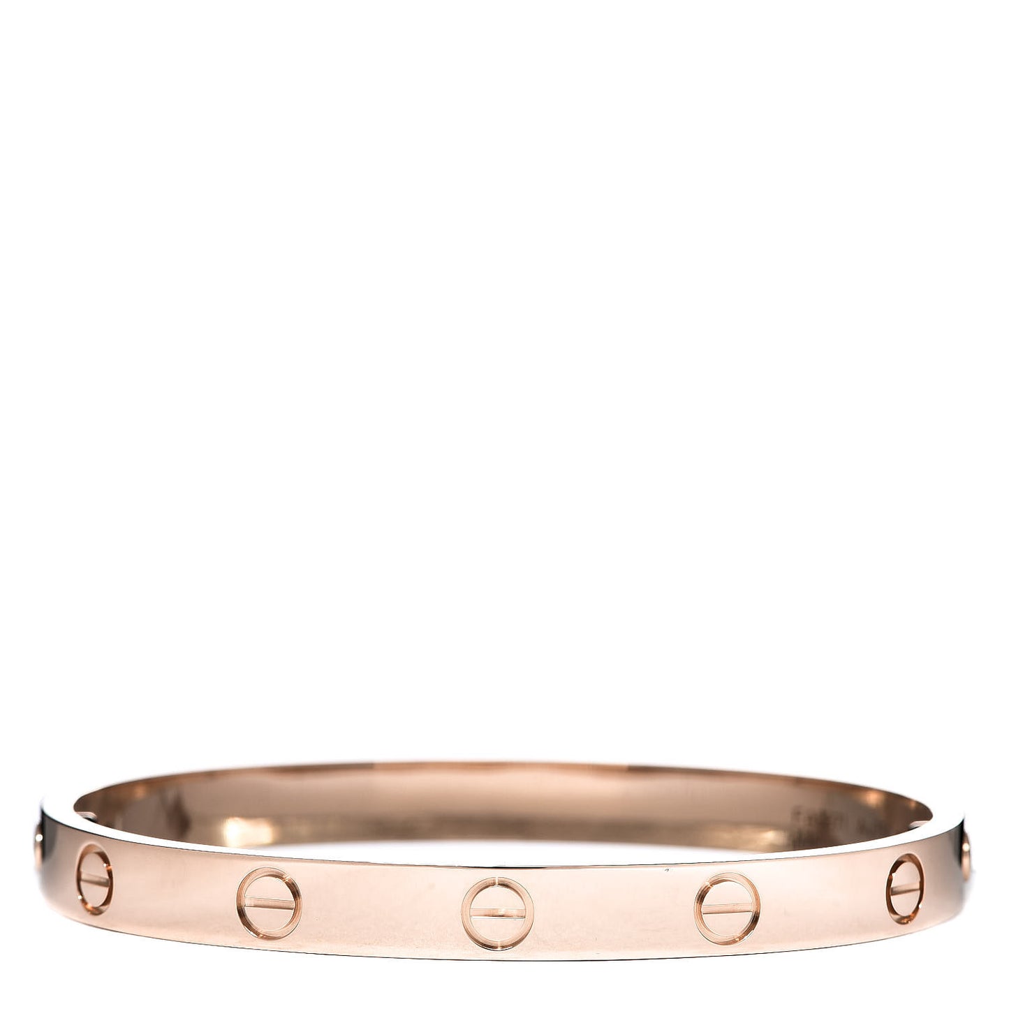 18K Pink Gold LOVE Bracelet 17