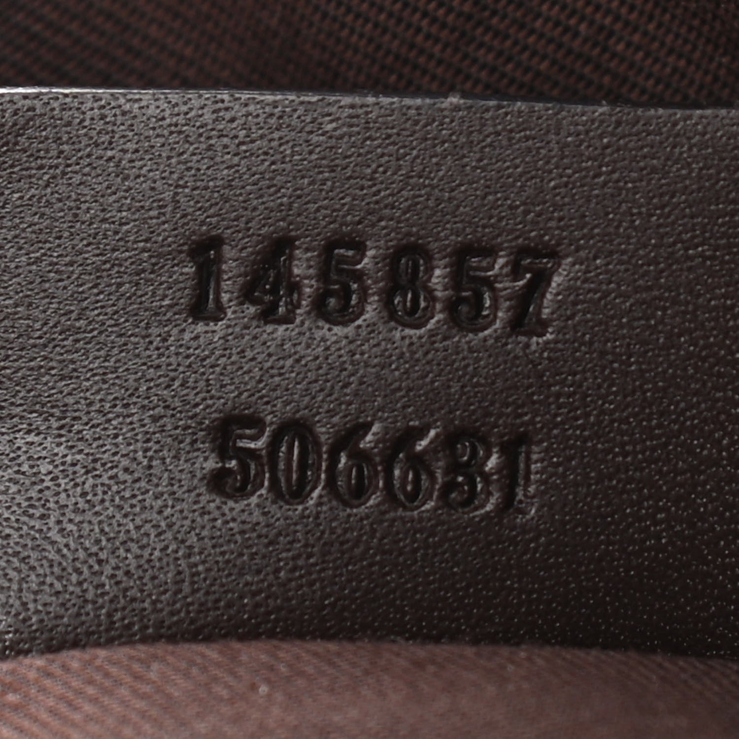 Gucci Monogram Calfskin Perforated Medium Flat Messenger Bag Dark Brown 8 of 12