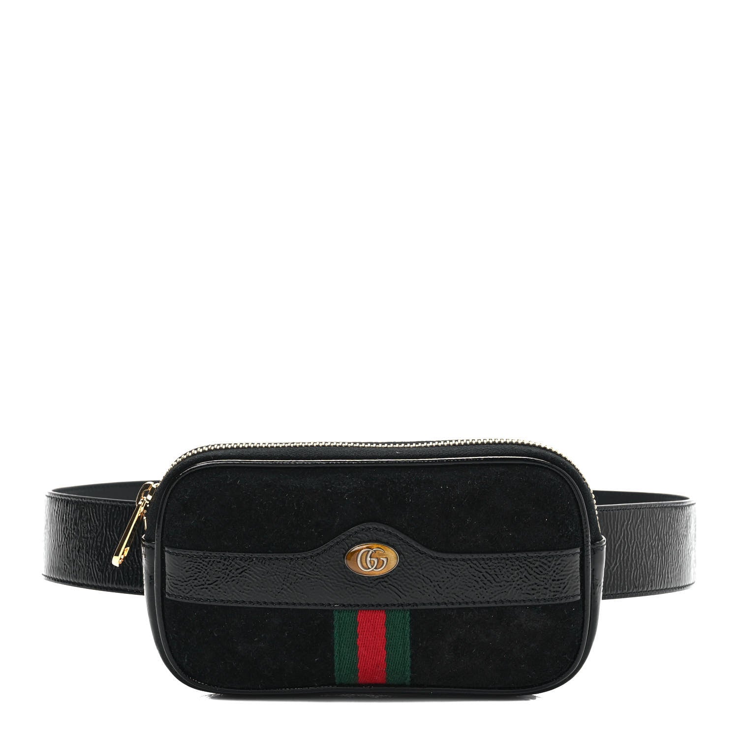 Gucci Suede Patent Ophidia Belted iPhone Case 95 38 Black 1 of 8