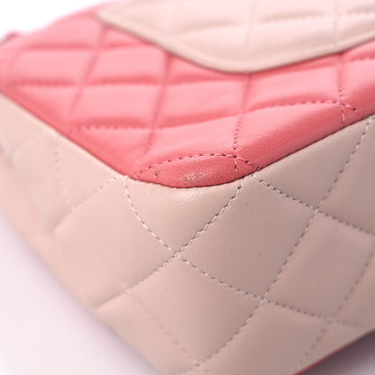 Chanel Lambskin Quilted Tri-Color Medium Valentine Charms Single Flap Pink 10 of 14
