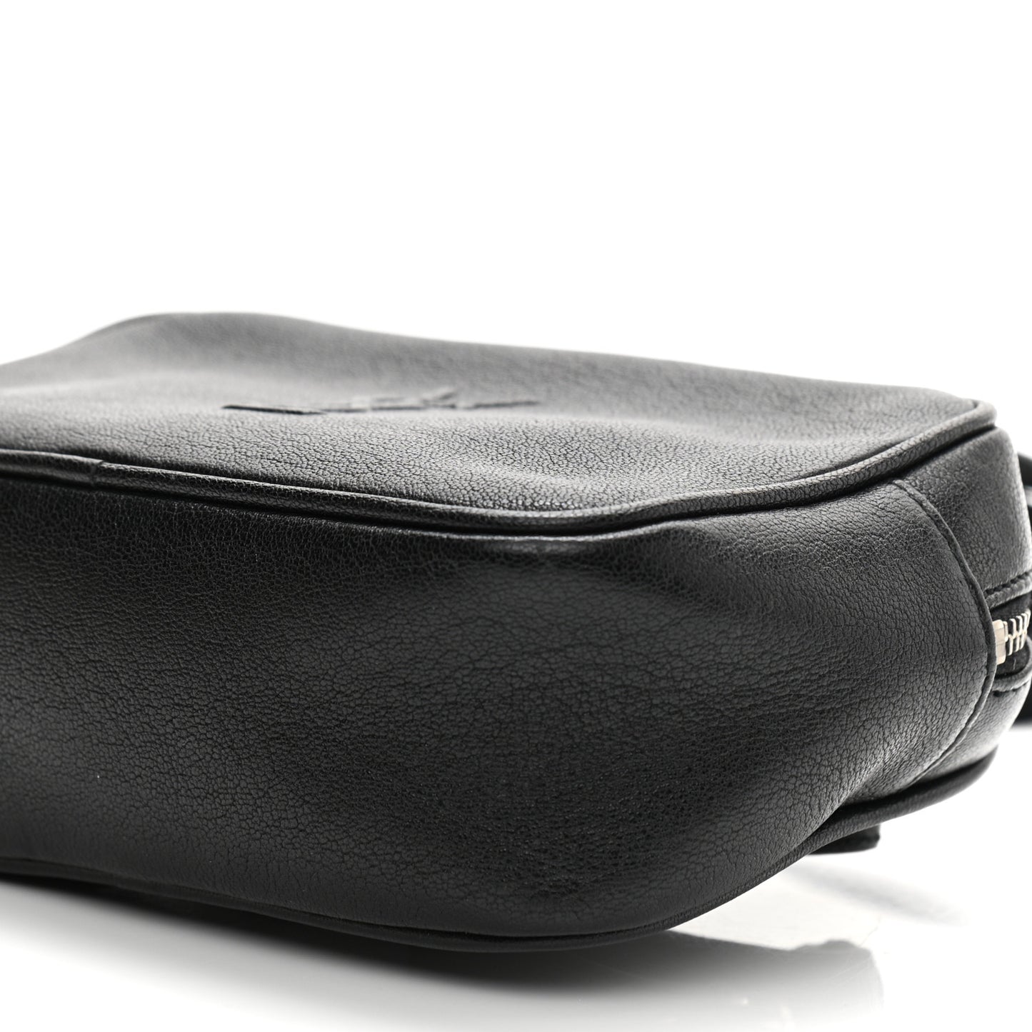 Lambskin Monogram Lou Belt Bag Black