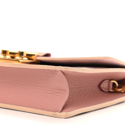 Louis Vuitton Damier Azur Croisette Chain Wallet Rose Ballerine 9 of 9