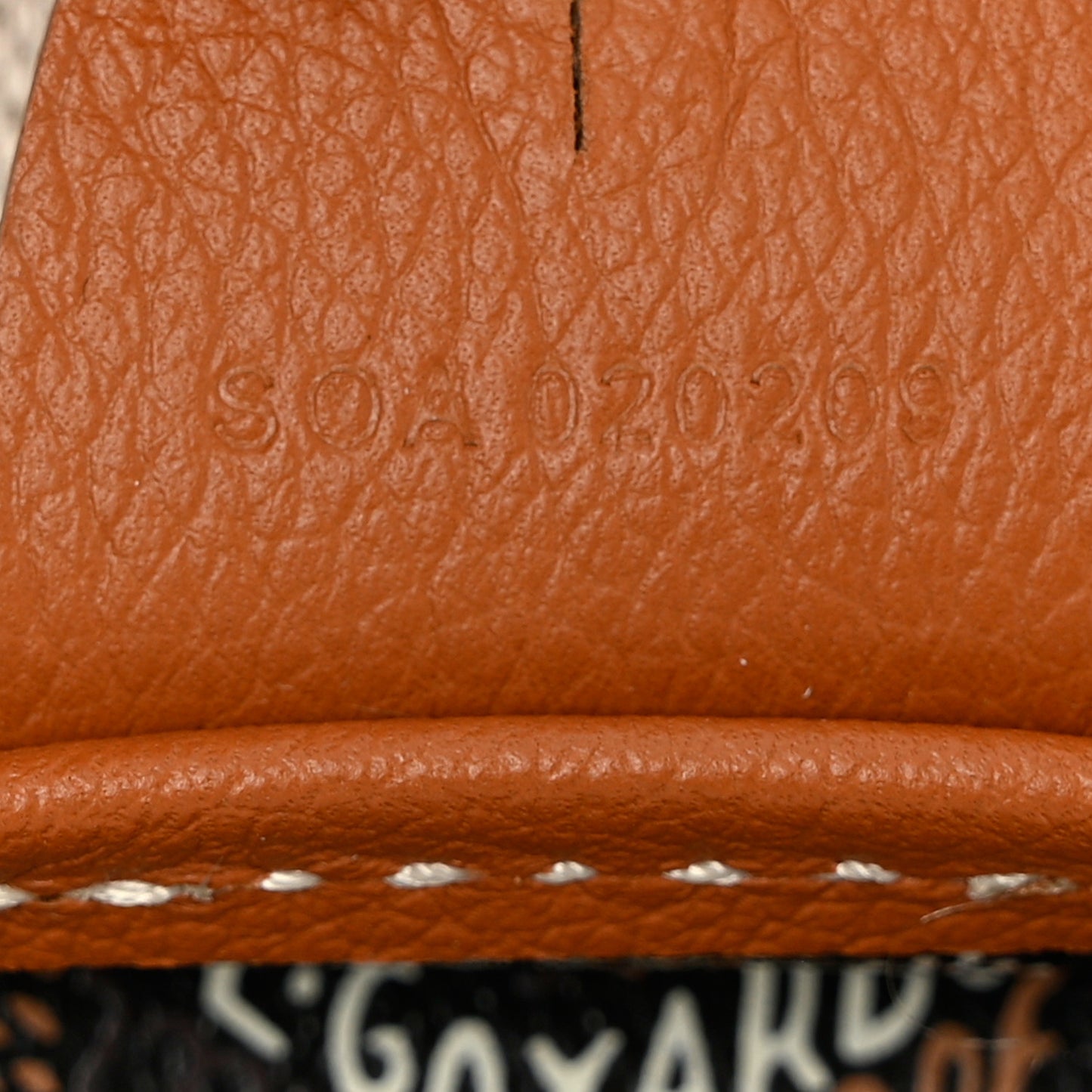 Goyardine Artois MM Black Gold