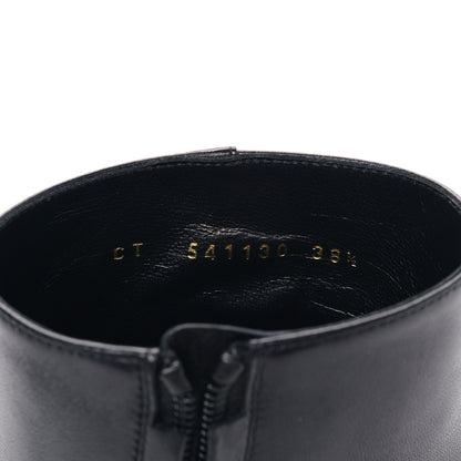 Saint Laurent Nappa Vendome Loulou Ankle Zip Boots 38.5 Black 8 of 8