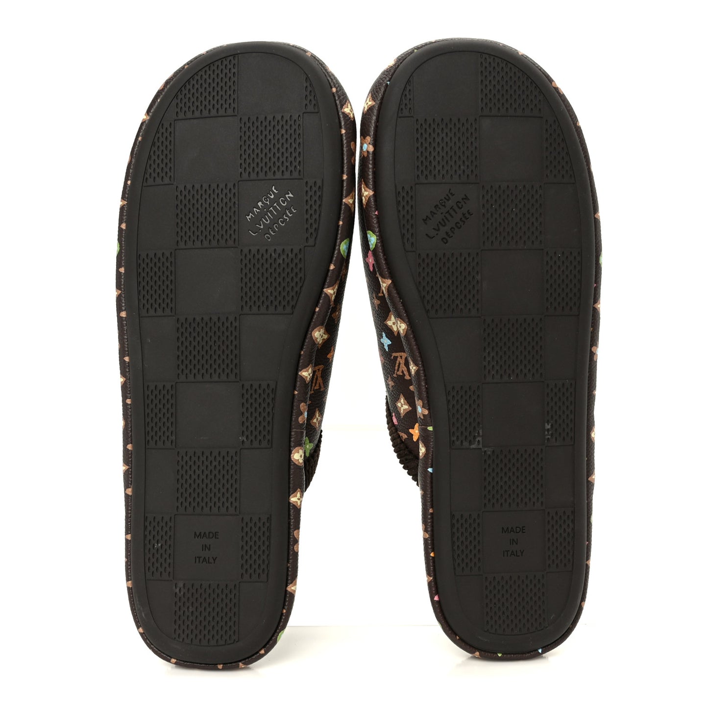 X TYLER THE CREATOR Monogram Craggy LV Palace Mens Slippers  9 Mocha