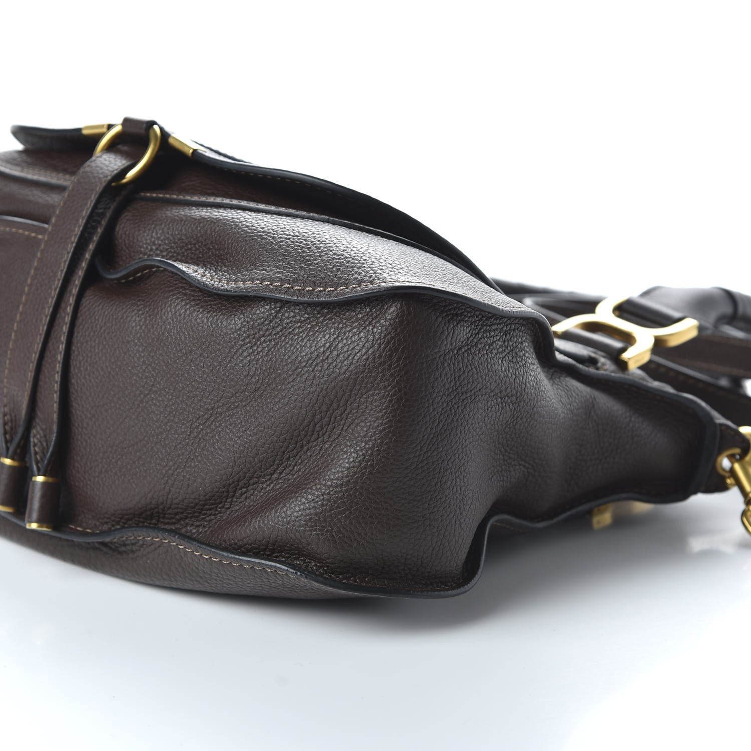 Chloe Calfskin Medium Marcie Satchel Coffee Shot 8 of 10