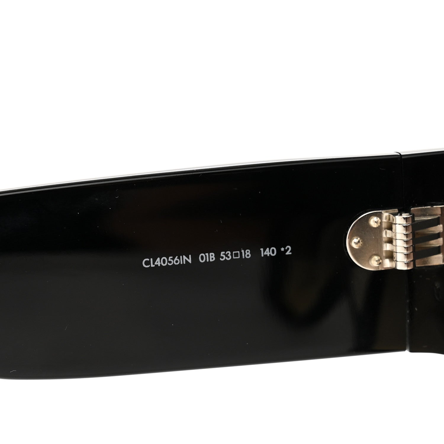 Celine Acetate Rectangular Sunglasses CL4056IN Black 6 of 7