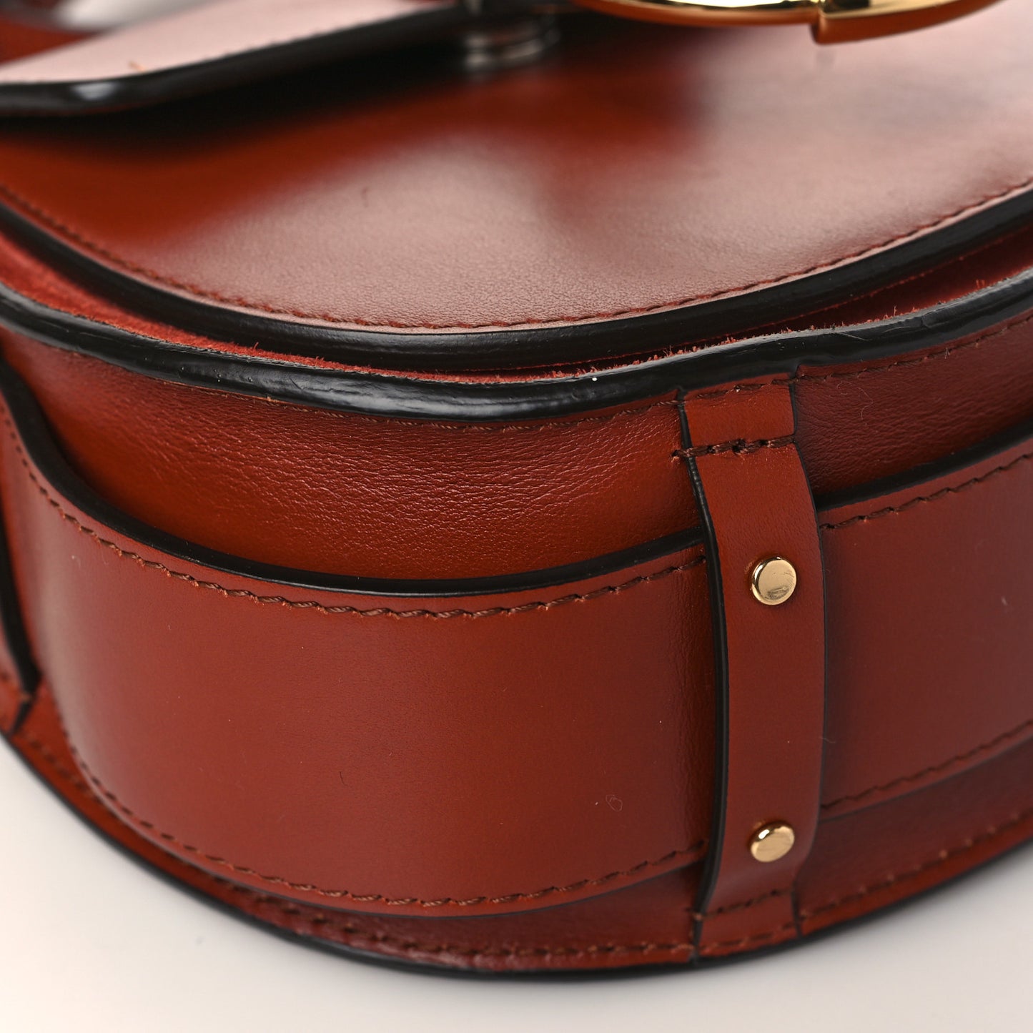 Calfskin Small Tess Bag Sepia Brown