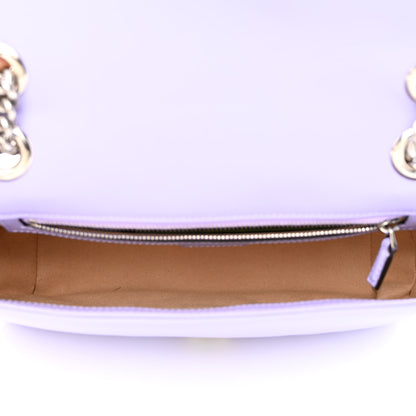 Gucci Calfskin Matelasse Small GG Marmont Shoulder Bag Lapis 5 of 10