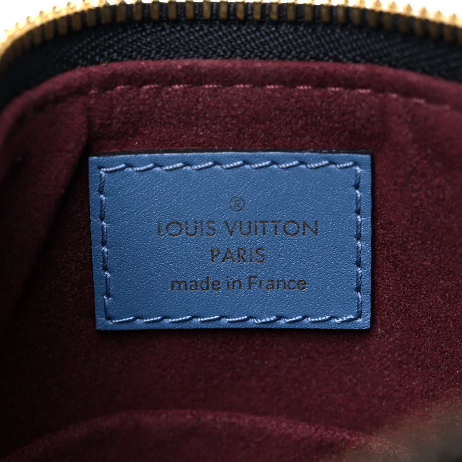 Louis Vuitton Monogram Beaubourg Hobo Mini Bordeaux Red Peach Safran Blue Jean Blue 6 of 15