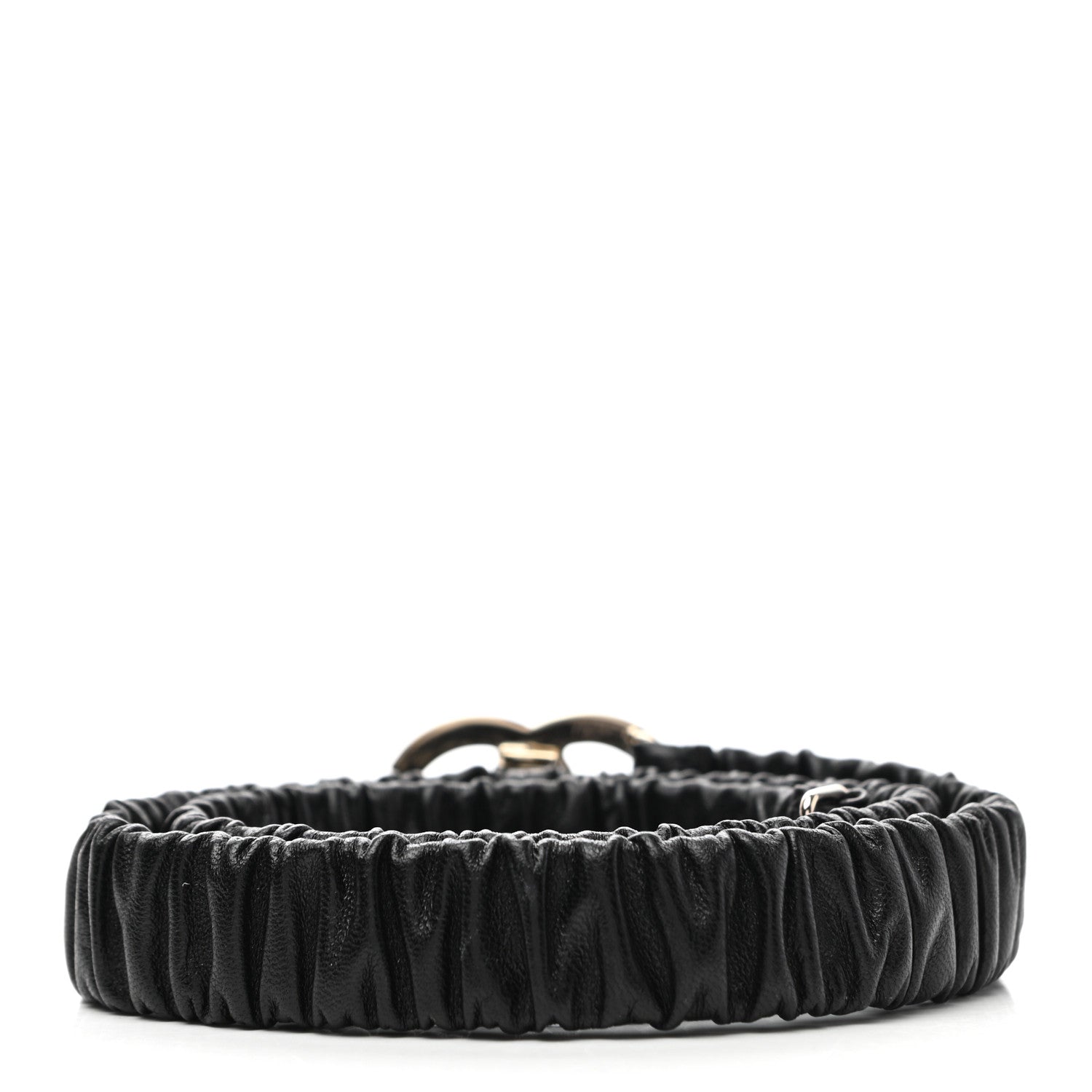 Chanel Lambskin CC Belt 75 Black 2 of 4