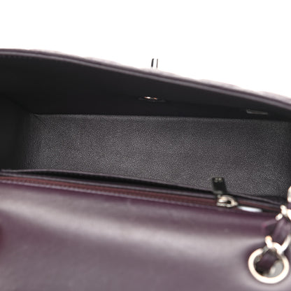 Chanel Lambskin Quilted Mini Rectangular Flap Dark Purple 5 of 9