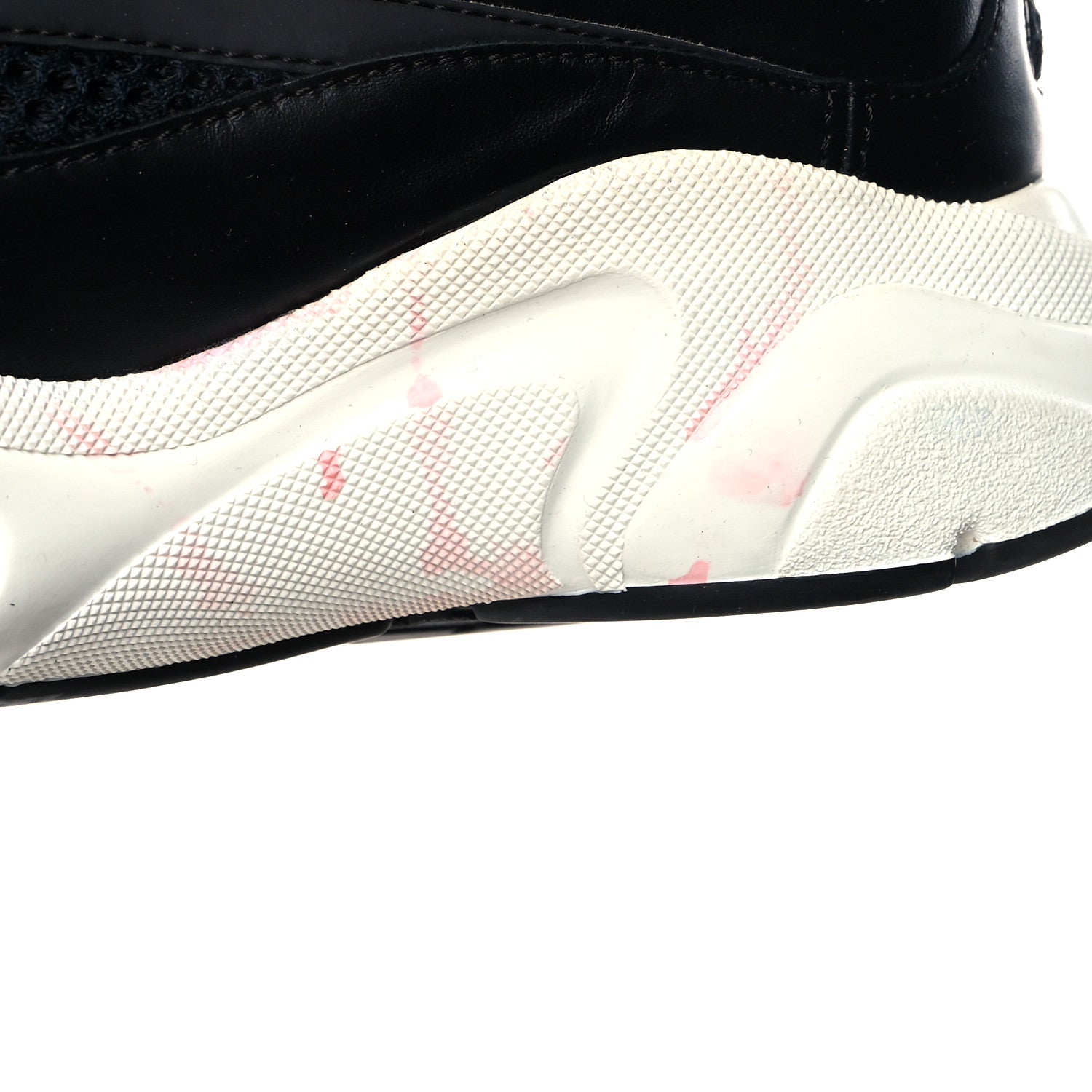 Christian Dior Technical Mesh Calfskin Mens B22 Sneakers 42 Black 9 of 11