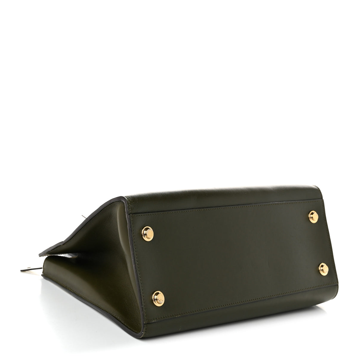 Louis Vuitton Taurillon City Steamer MM Kaki Creme Black 4 of 10