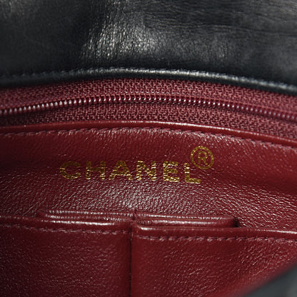 Chanel Lambskin Quilted Mini Square Flap Black 6 of 13