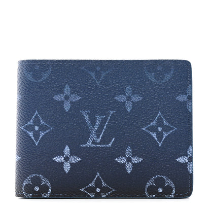 Louis Vuitton Monogram Gradient Multiple Wallet Navy Blue 1 of 7