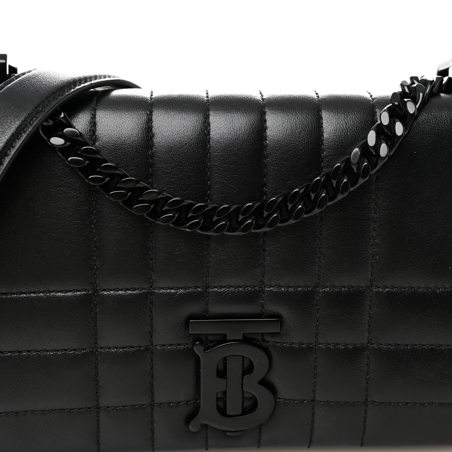 Lambskin Quilted Small Lola Bag Black