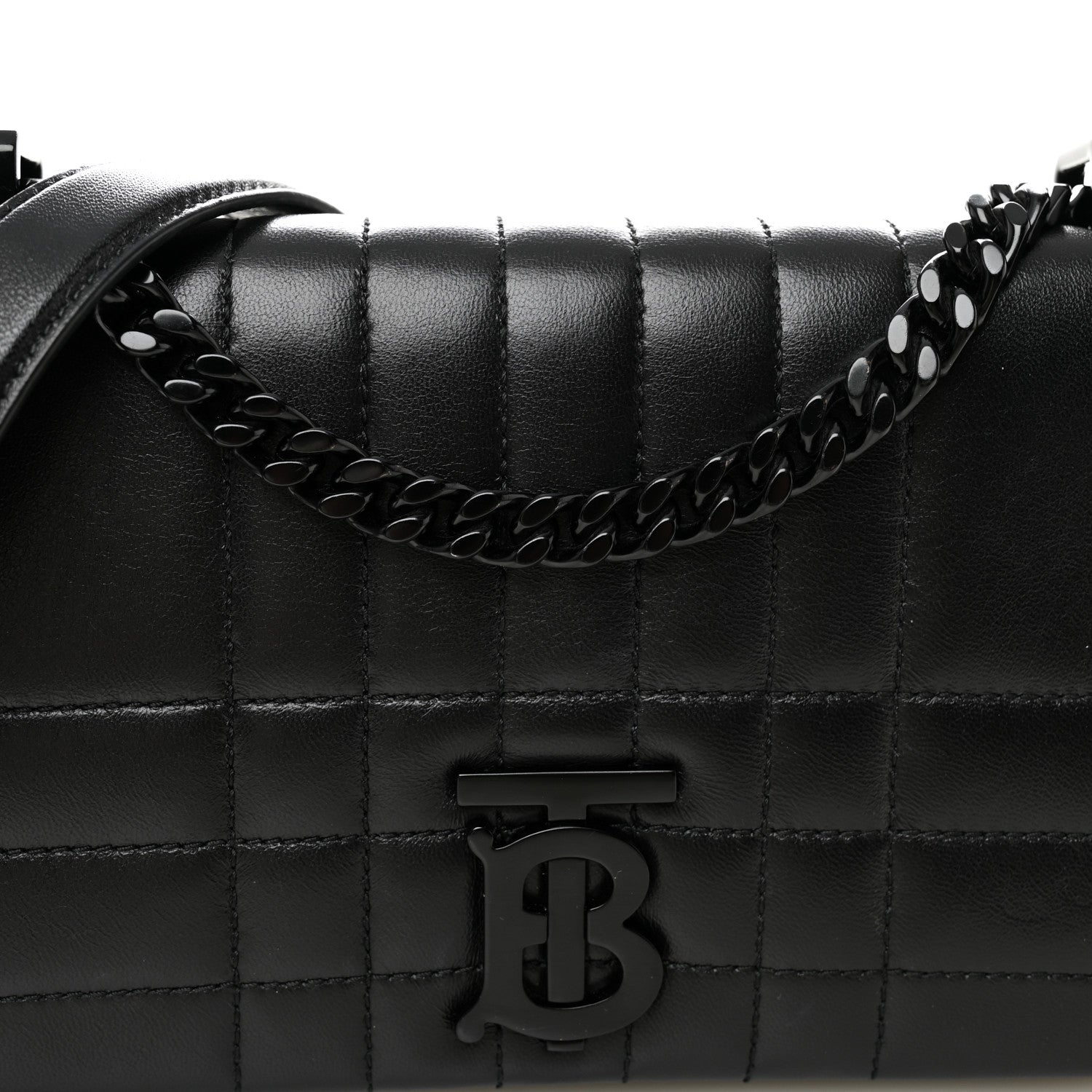 Burberry Lambskin Quilted Small Lola Bag Black 8 of 10