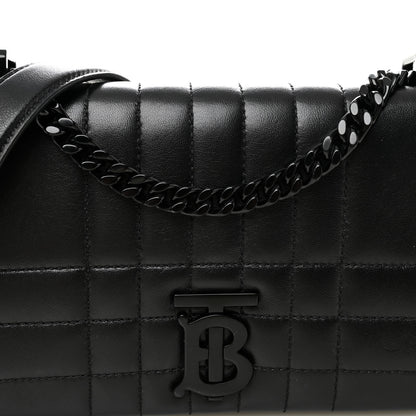 Burberry Lambskin Quilted Small Lola Bag Black 8 of 10