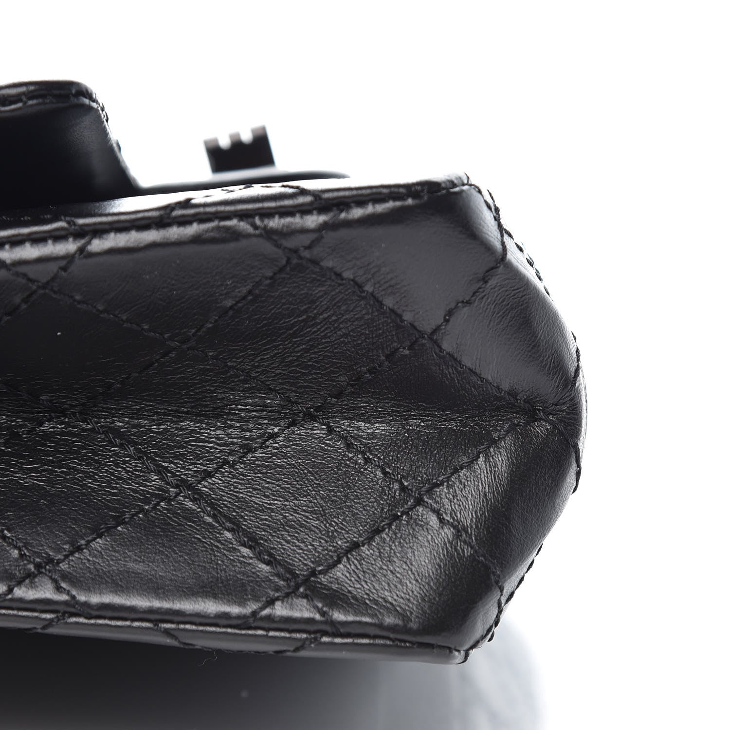 Chanel Aged Calfskin Quilted 2.55 Reissue 225 Flap So Black 8 of 10