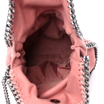 Stella McCartney Shaggy Deer Mini Falabella Fold Over Tote Pink 5 of 9
