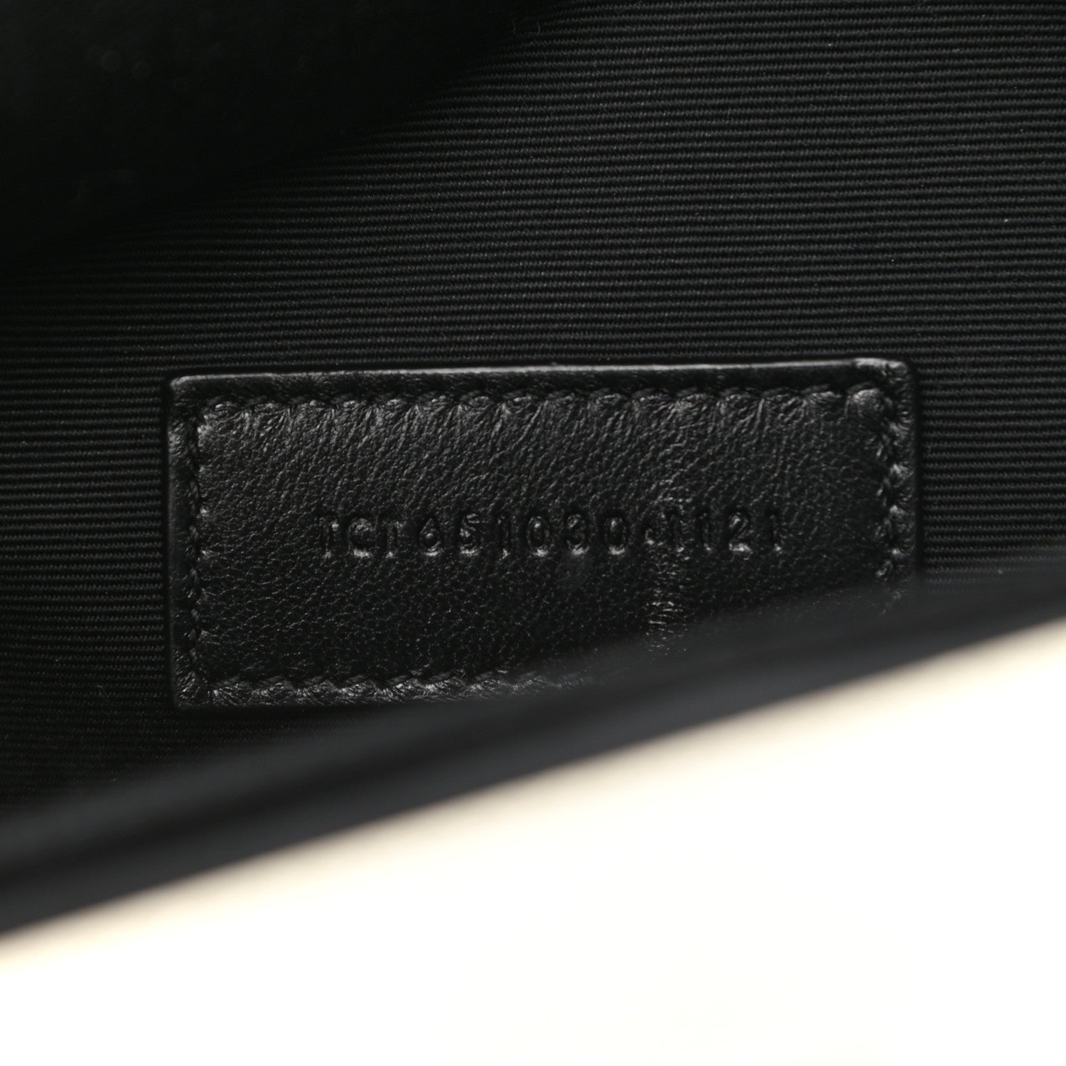 Saint Laurent Grain De Poudre Textured Mixed Matelasse Triquilt Monogram Clutch Blanc Vintage 7 of 8