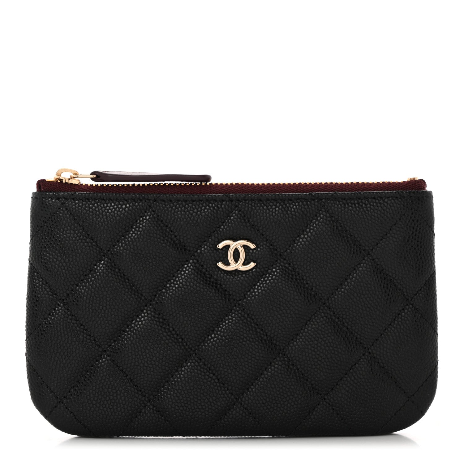 Chanel Caviar Quilted Small Cosmetic Case Black 1 of 7