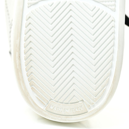 Chanel Calfskin Womens Logo Sneakers 37 Black White 8 of 10