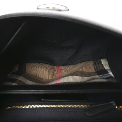 Burberry Derby Calfskin House Check Small Camberley Black 5 of 9