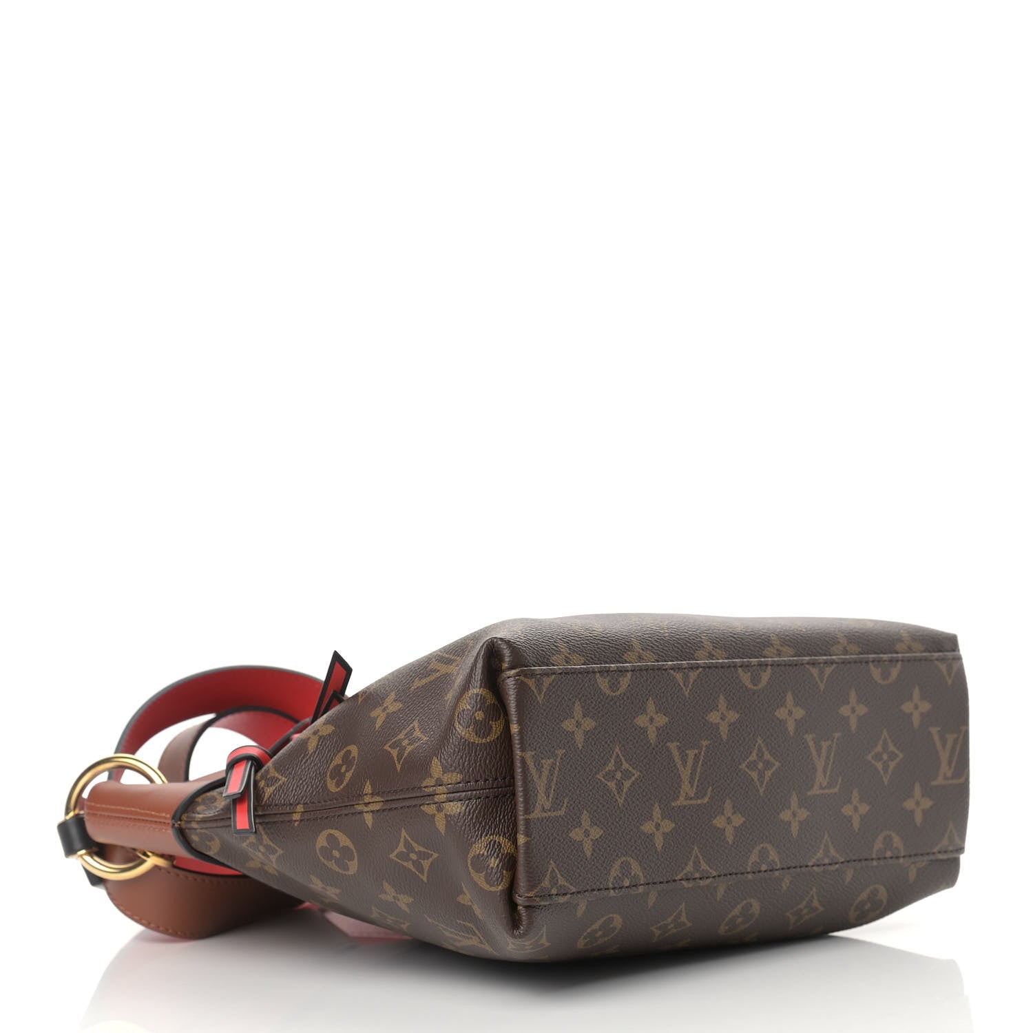 Louis Vuitton Monogram Tuileries Besace Caramel Rouge 4 of 10