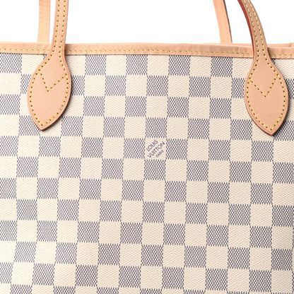 Louis Vuitton Damier Azur Neo Neverfull MM Rose Ballerine 11 of 11