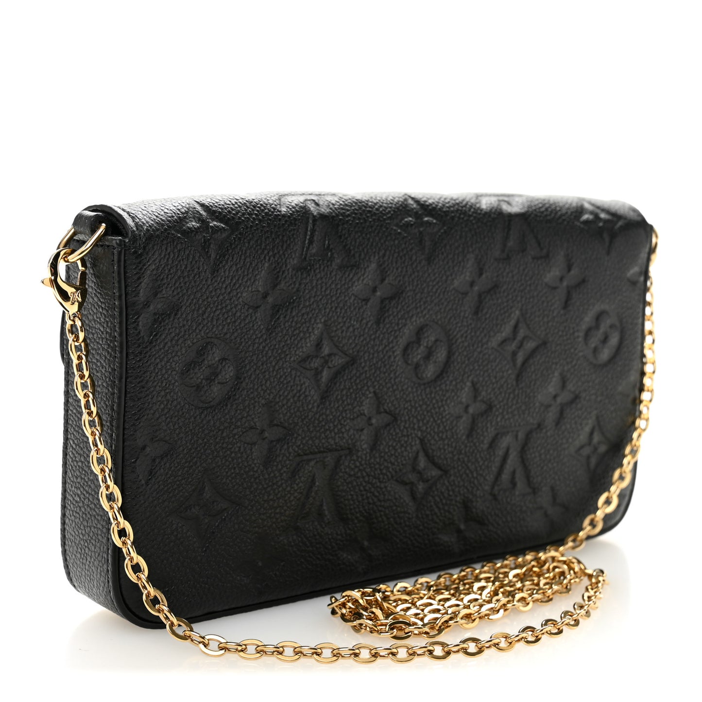 Empreinte Pochette Felicie Chain Wallet Black