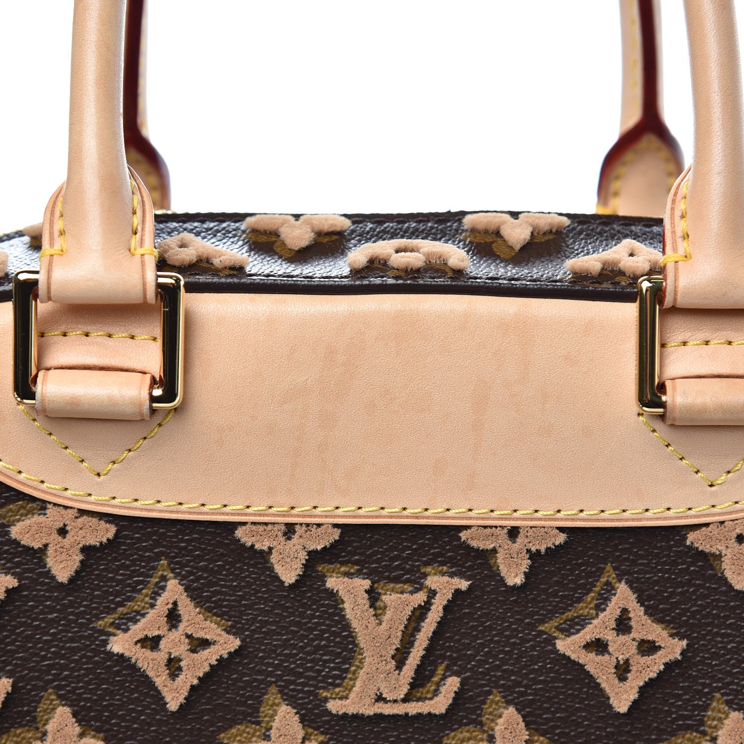 Louis Vuitton Monogram Tuffetage Deauville Cube Caramel 13 of 13