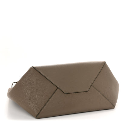 Celine Soft Grained Calfskin Small Belt Cabas Phantom Taupe 4 of 11